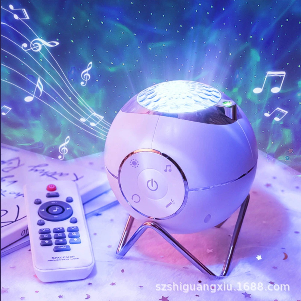 新しいプロジェクターランプマジックライト環境光回転可能星空ボールスペースボールプロジェクターホワイトノイズ 新しいプロジェクターランプマジックライト環境光回転可能星空ボールスペースボールプロジェクターホワイトノイズ