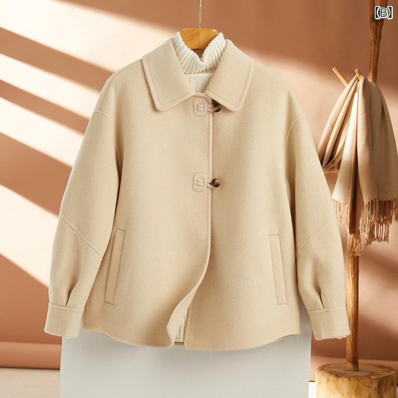 レディース ファッション 服 オシャレ カワイイ 女性用 シンプル 大人カワイイ 大きいサイズ 婦人服 コート ショート スタイル 高級 フレンチ ウール コート レディース ファッション 服 オシャレ カワイイ 女性用 シンプル 大人カワイイ 大きいサイズ 婦人服 コート ショート スタイル 高級 フレンチ ウール コート