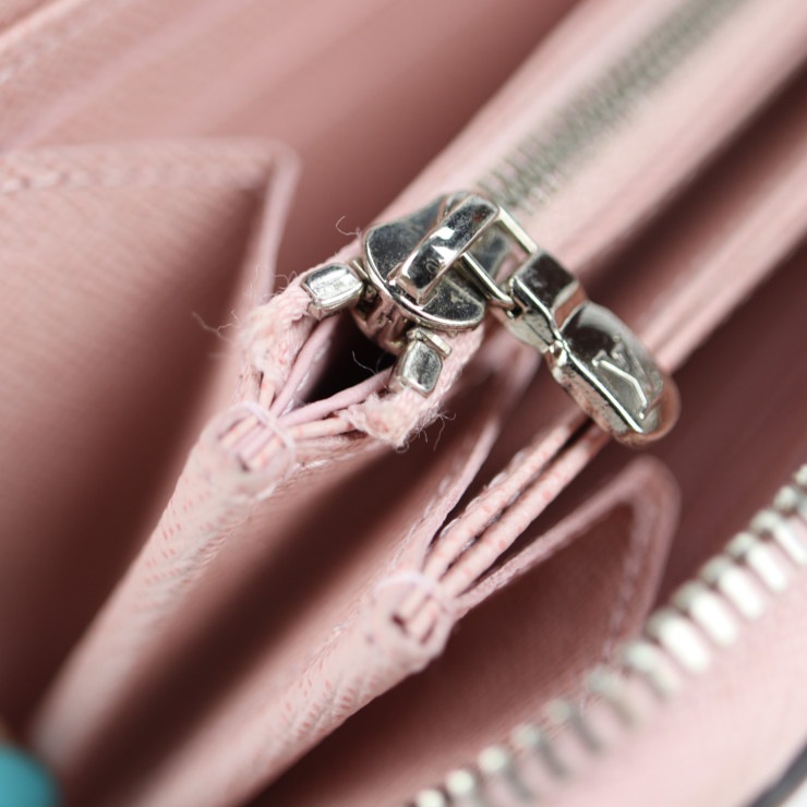 超美品 LOUIS VUITTON ルイ ヴィトン 長財布 M61863 ジッピーウォレット エピ レザー ローズバレリーヌ ピンク系 シルバー金具 ラウンドファスナー ジップアラウンド ビトン 本物