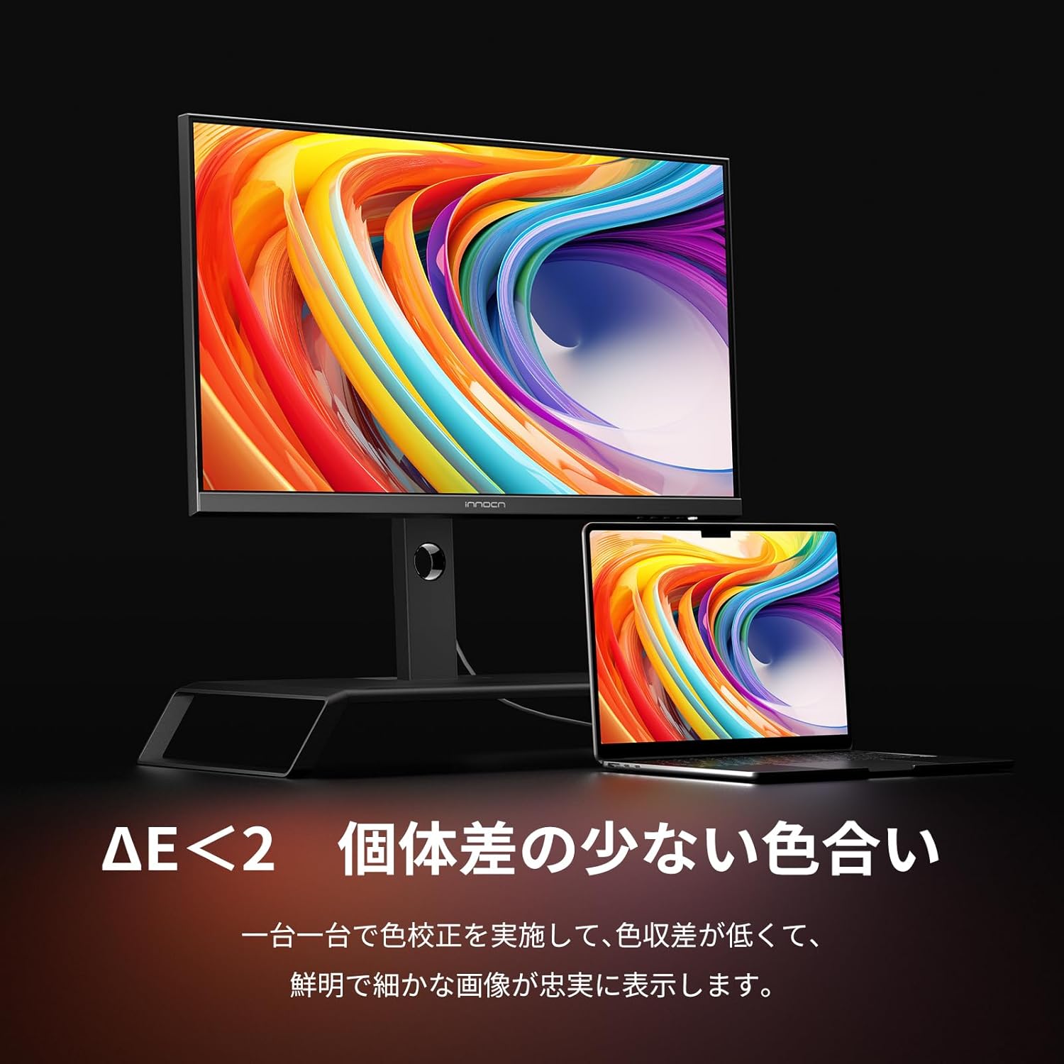 モニター INNOCN 27C1U Super 4K 27インチ 3840 x 2160 UHD IPS 非光沢 画面分割機能 家用 ビジネス USB-A・U 27C1U Super/4K/ IPS