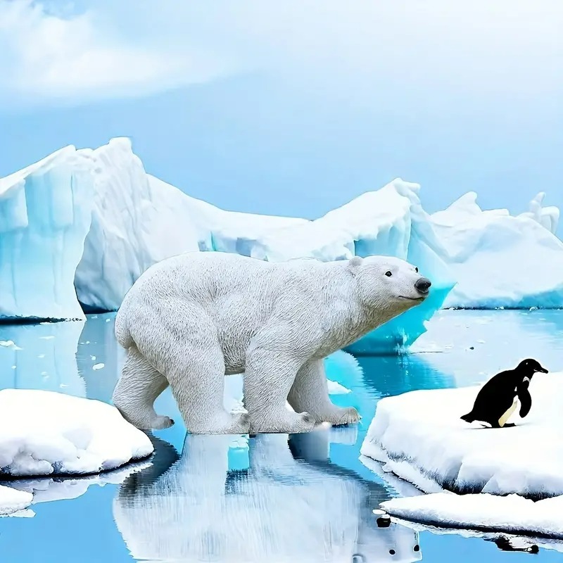 レバーハンドル　No．2491 ジャービス商事 置物・オブジェ 東京百貨店 オブジェ シロクマ ホッキョクグマ かわいい アニマル 動物 ヤードデコ