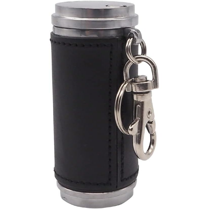 阪神タイガース 携帯灰皿本革巻きシリンダー ナスカン付き HTA-SV シルバー 阪神タイガース 携帯灰皿本革巻きシリンダー ナスカン付き HTA-SV シルバー