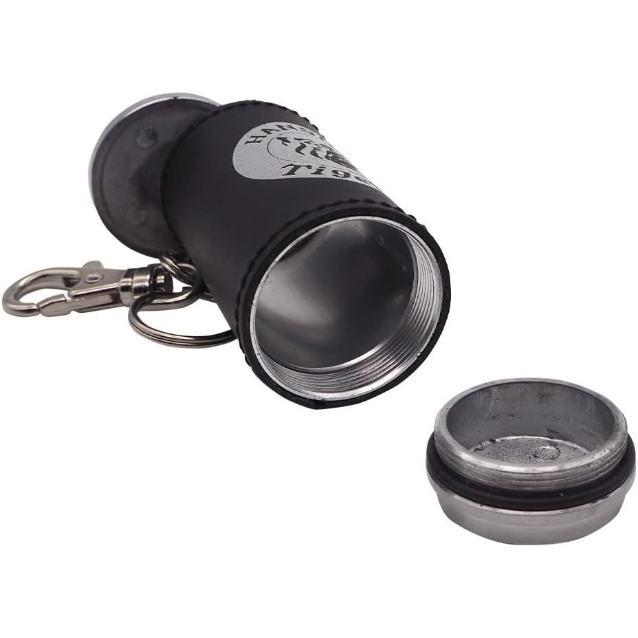 阪神タイガース 携帯灰皿本革巻きシリンダー ナスカン付き HTA-SV シルバー 阪神タイガース 携帯灰皿本革巻きシリンダー ナスカン付き HTA-SV シルバー