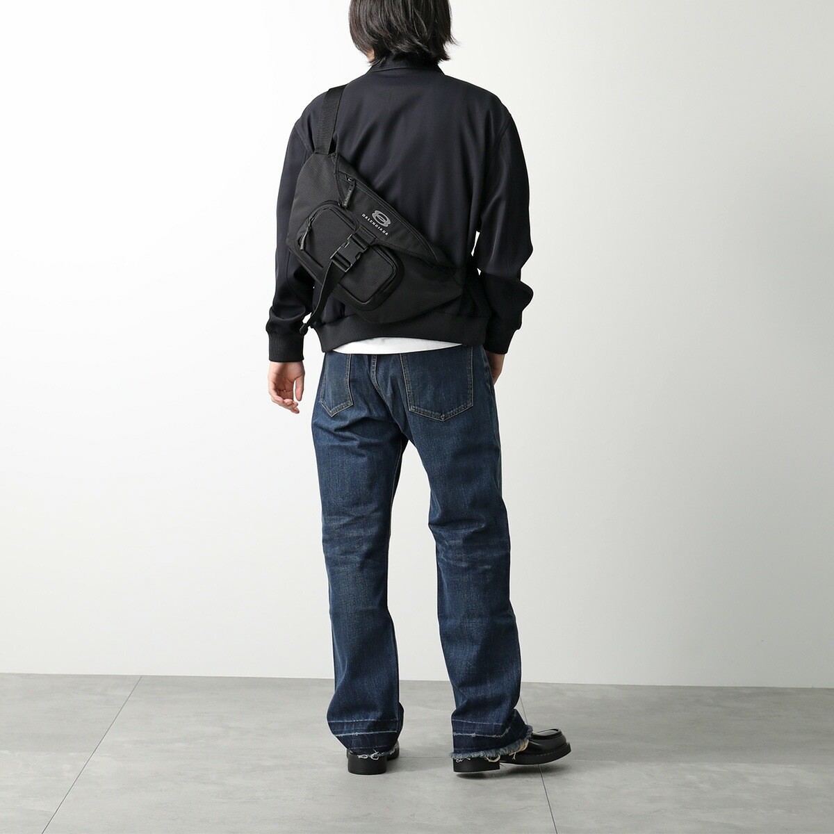 BALENCIAGA バレンシアガ ボディバッグ UNITY BELTPACK L 792072 2AA5S メンズ ベルトパック ロゴ 鞄 1000 BLACK