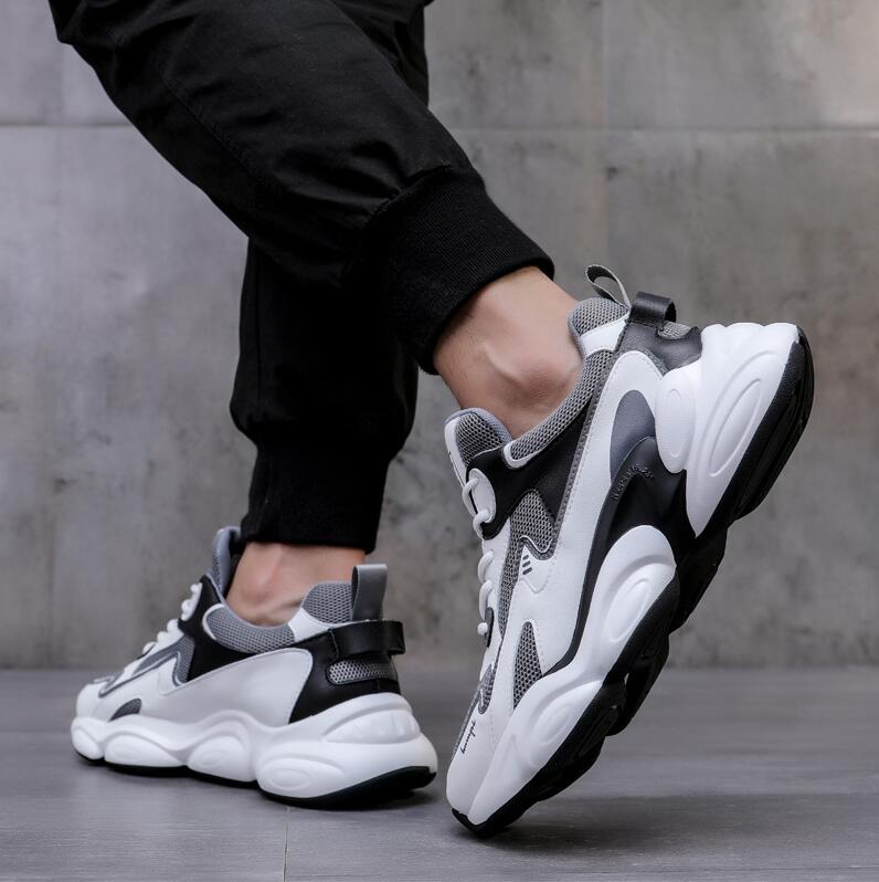 春秋冬 2色選べる スニーカー メンズ 厚底 紳士靴 ランニング スニーカー メンズ 紐靴 ジョギング シューズ 幅広 軽量 スポーツシューズ ダッドスニーカー メンズ スニーカー 厚底 シューズ ス