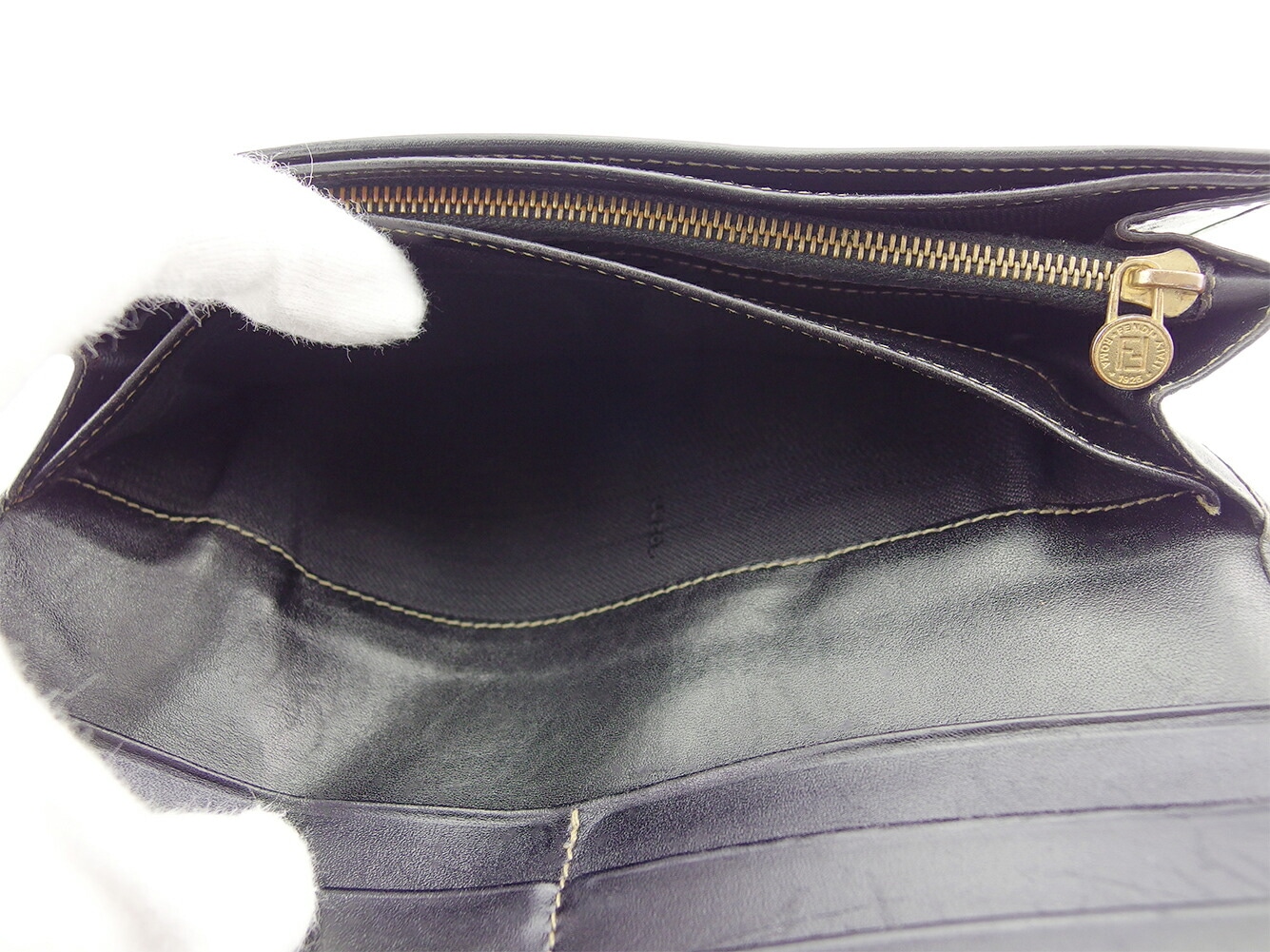 長財布 ファスナー付き 財布 ペカン レディース メンズ ブラック ベージュ ゴールド 中古 長財布 ファスナー付き 財布 ペカン レディース メンズ ブラック ベージュ ゴールド 中古