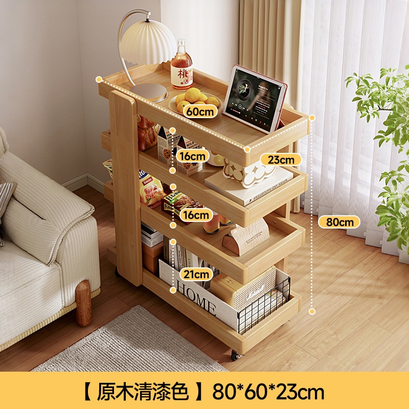 ソリッドウッドスリットスリットストレージラックウルトラシンの狭い可動トロリーホームホームリビングルーム多機能ストレージラック ソリッドウッドスリットスリットストレージラックウルトラシンの狭い可動トロリーホームホームリビングルーム多機能ストレージラック