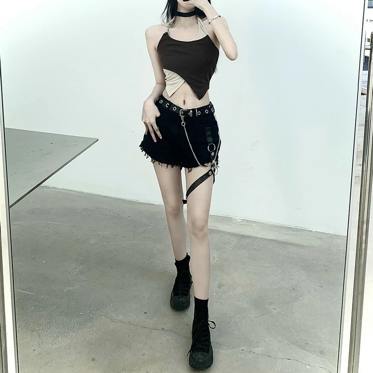 【即納】衣装 大人 ダンス衣装 セットアップ レディース 韓国 アイドル 衣装 かっこいい へそ出し ビスチェ ショートパンツ ヒップホップ ダンス衣装 大人 ジャズダンス 女の子 セクシー 衣装 韓