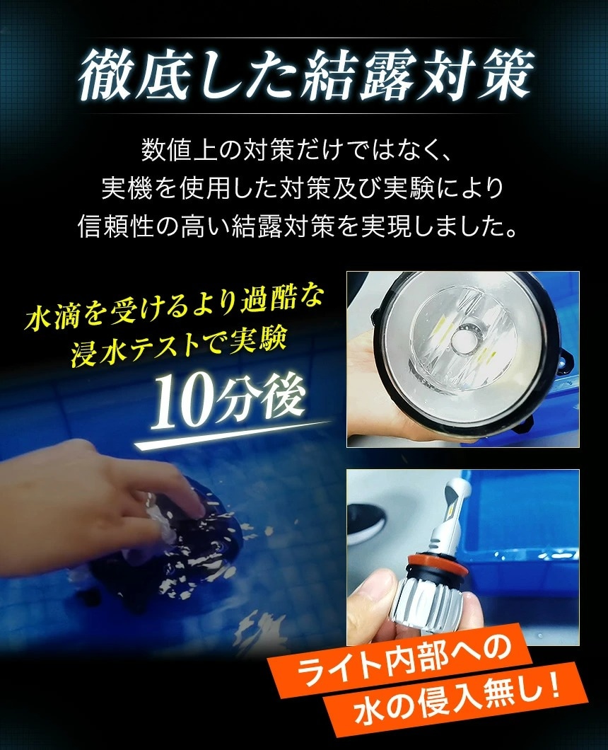 LEDフォグランプ イエロー 2色切替 ホワイト ラクティス 100系 2色切り替え FOG 白 フォグライト 後期 LEDバルブ LUMRAN CH