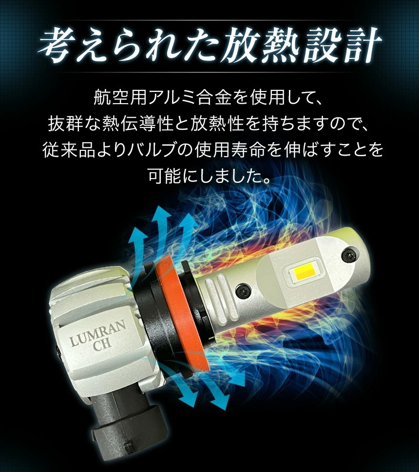 LEDフォグランプ イエロー 2色切替 ホワイト ラクティス 100系 2色切り替え FOG 白 フォグライト 後期 LEDバルブ LUMRAN CH