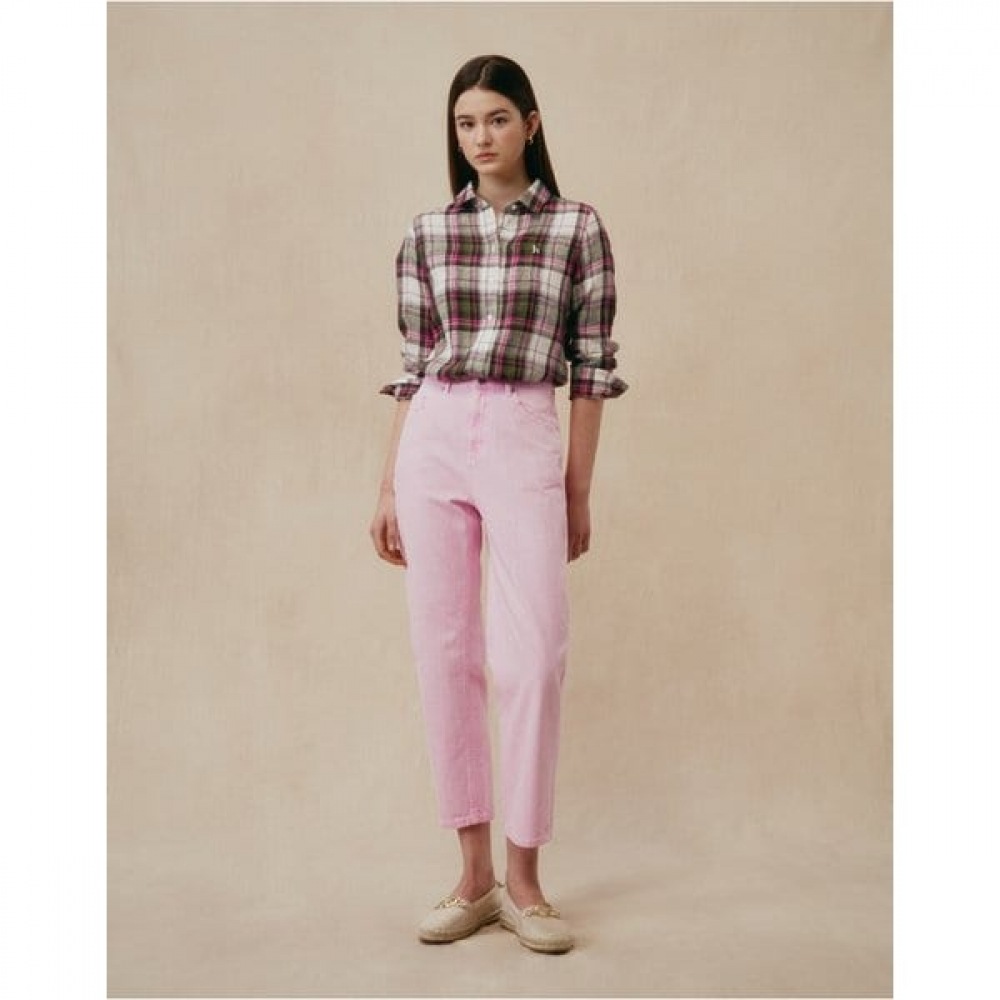 [25SS] [ハジーハリー] バレルフィットテーパードカラーダイデニム HSPA5BL71P1