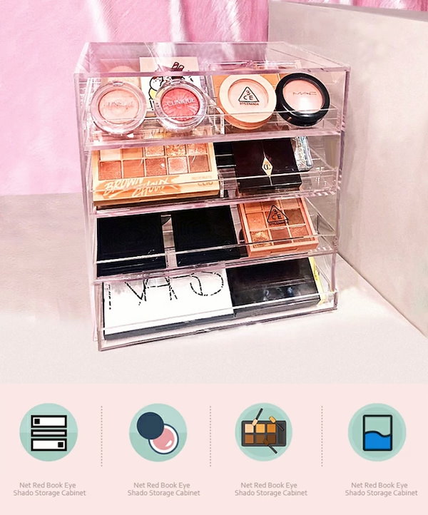 Qoo10] [コスメ収納] アクリル SNSの大人気
