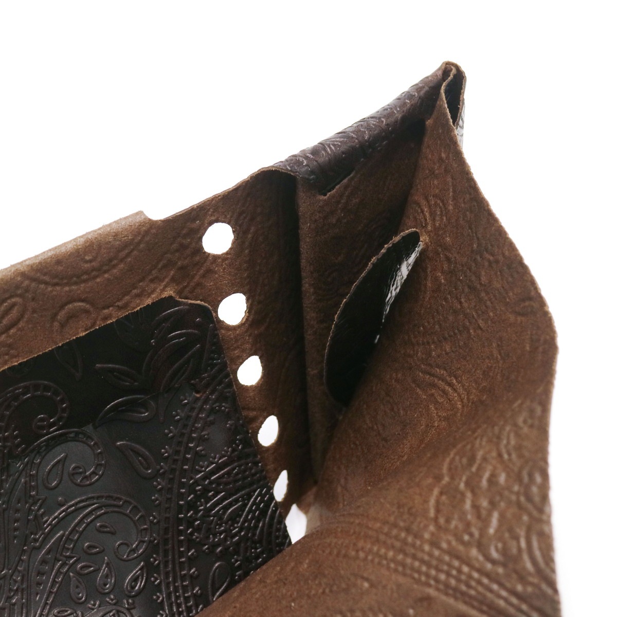 財布 cp2.5 cp ペイズリー 三つ折り財布 コンパクト 本革 短財布 小銭入れ 小さめ スリム 軽量 日本製 メンズ レディース