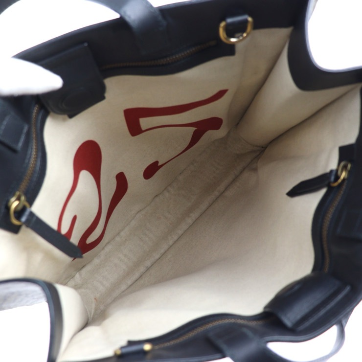 美品 GUCCI グッチ トートバッグ 450950 Bee Print ビープリント トートバッグ GGスプリーム PVC レザー ベージュ ブラウン ブラック 2WAY シ【本物保証】