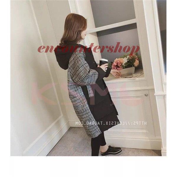 人気商品超目玉 コート レディース 秋 冬 フード付き 中綿コート ダウン混 ミディアム丈 ゆったり 体型カバー ジャケット 厚手 黒 アウター 30代 40代 50代 着痩せ 新作