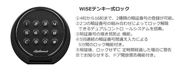 Qoo10] 【設置費込み】耐火金庫 WISEプレミア