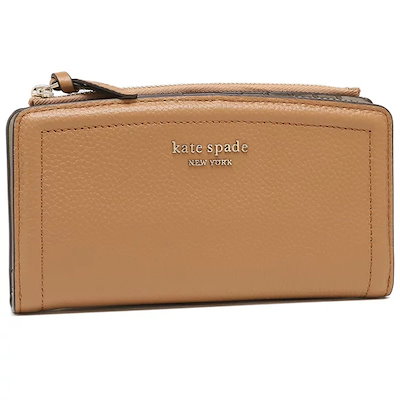セール格安 Kate Spade : 二つ折り財布 ノット ブラウン レディー : バッグ・雑貨 即納豊富な