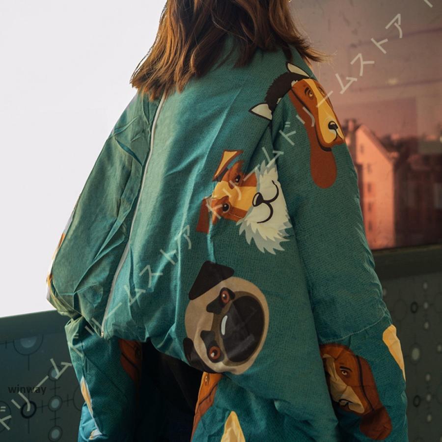 袖付き毛布 長袖 部屋着 ウェア レディースメンズ大人子供 防寒 かわいい 発熱 ゲーミング 保温 服 オーバーサイズ 着る毛布 肌触り フード付き