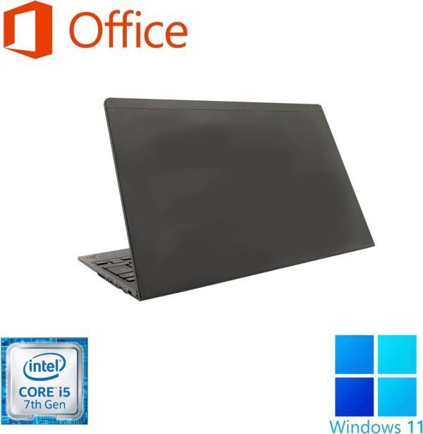 【サポート付き】富士通 U937 SSD:1000GB Webカメラ 大容量メモリー:8GB Office2021 Core i5 & ロジクール K380BK ワイヤレスキーボード