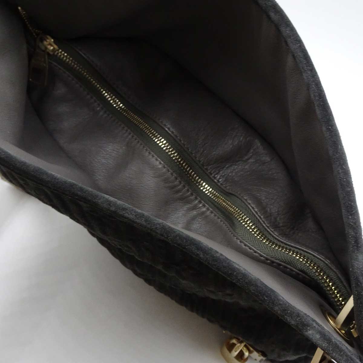 【中古】ルイ・ヴィトン ウィスパーGM ハンドバッグ スエード パイソン モノグラム ブラック系 M95811 Louis Vuitton