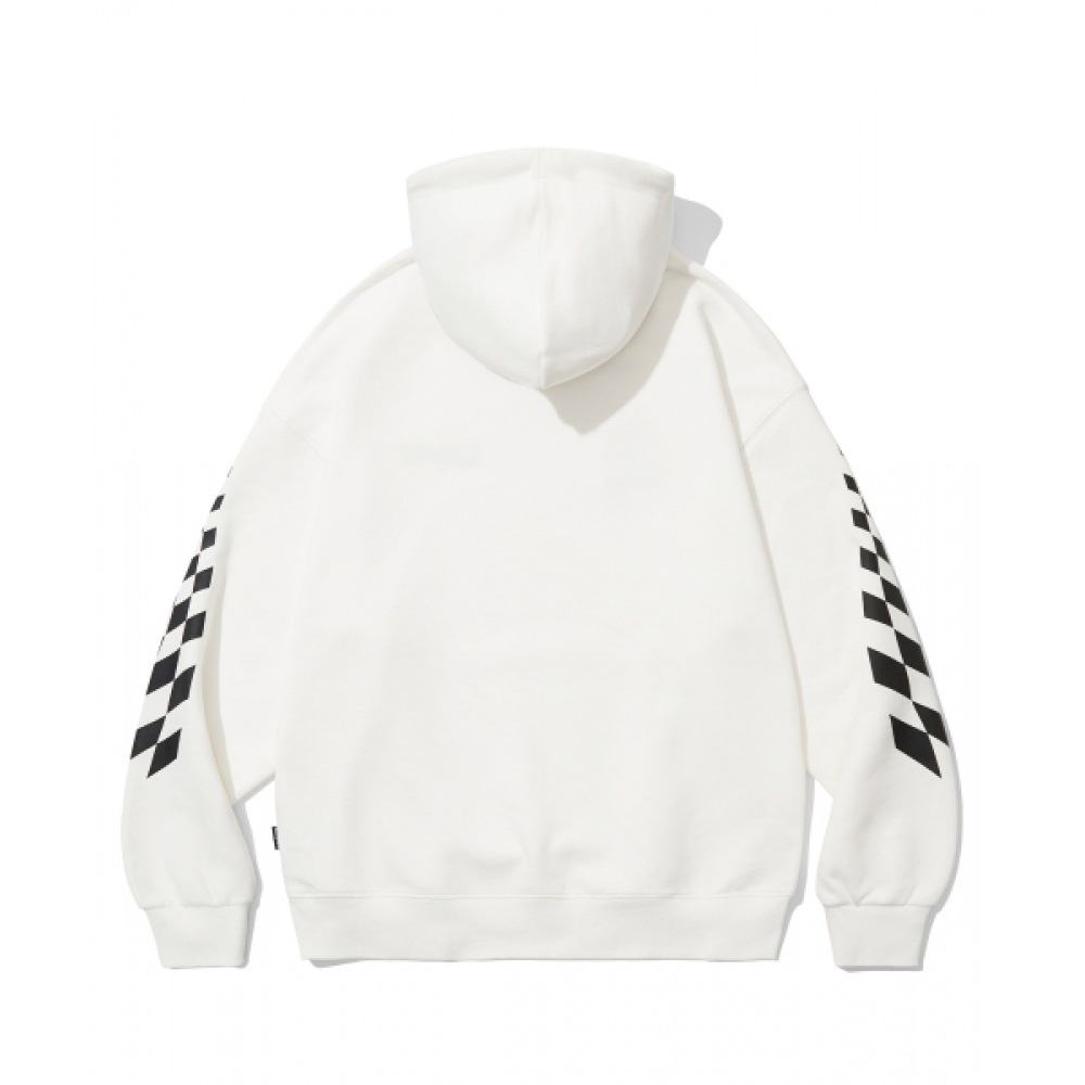 CODEGY スポーティーオーバーフィットレーシングパーカー_オフホワイト CODEGY スポーティーオーバーフィットレーシングパーカー_オフホワイト