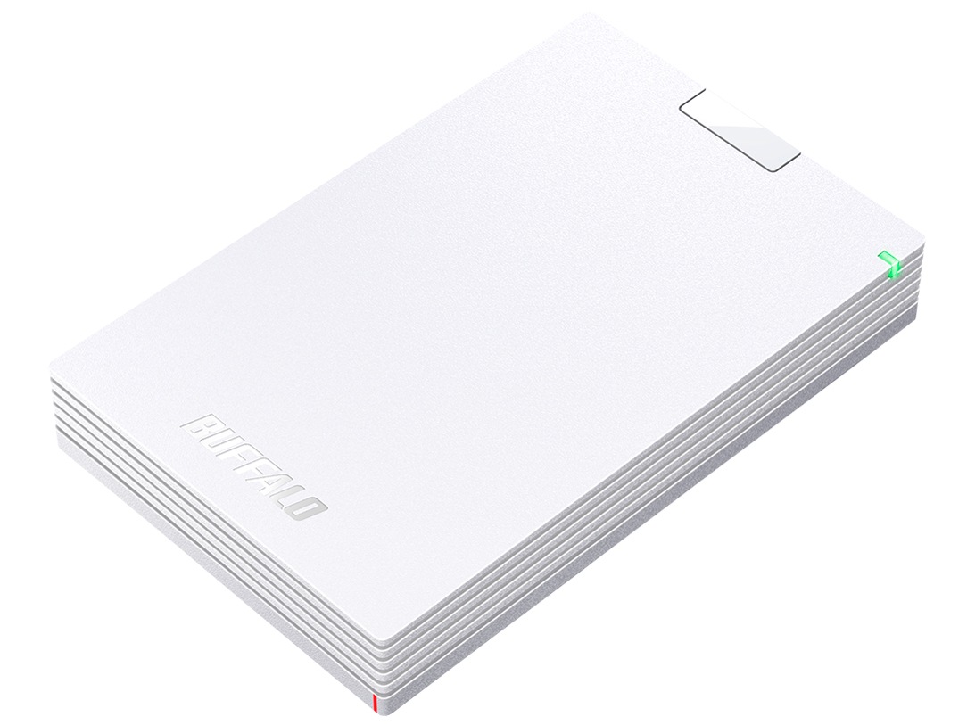 MiniStation HD-PCG2.0U3-GWA [ホワイト] ポータブルHDD 2TB