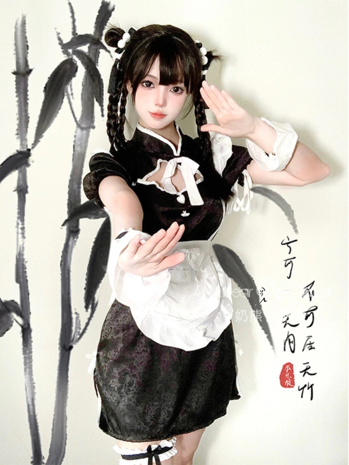 【急速出荷!】今年 短纳期 5点 セットアップ ワンピースドレス ハンドカバー付き ハロウィン 大人 仮装 コスム服 衣装 ガーリー 甘め学園祭文化祭ファッション系 レディースセクシー型ブラックスリー