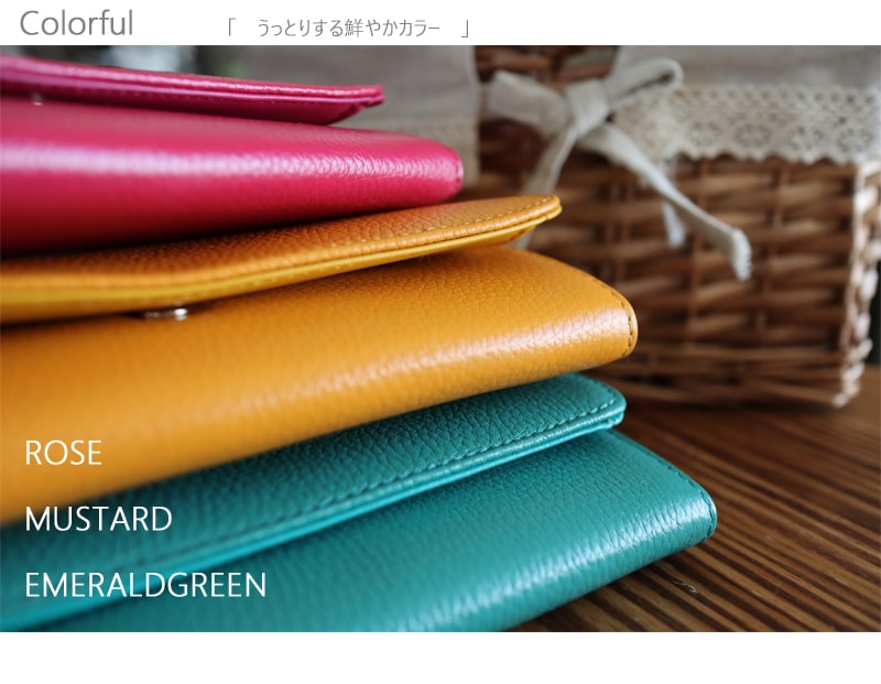 ]レザーギャルソン長財布 牛革シュリンク本革 ロングウォレット 小銭が見やすい シンプル 使いやすい プレゼントにも