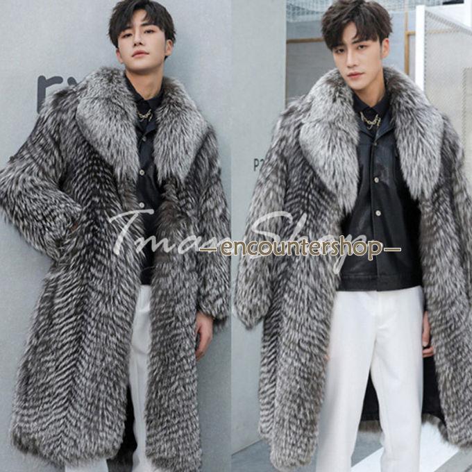 ファーコート メンズ アウター 毛皮コート 厚手 フェイクファー フォックス ロング丈 無地 アウターコート 秋冬 暖かい 防寒服 カジュアル 贅沢 上着 ファーコート メンズ アウター 毛皮コート 厚手 フェイクファー フォックス ロング丈 無地 アウターコート 秋冬 暖かい 防寒服 カジュアル 贅沢 上着