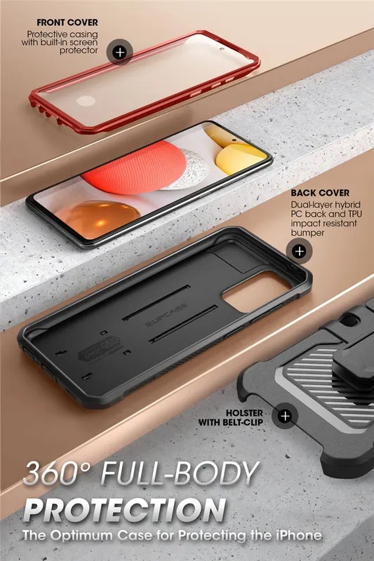 SUPCASE For Samsung Galaxy A52 4G/5G (2021) A52s Case UB Pro Full-Body Rugged Holster Case with Buil