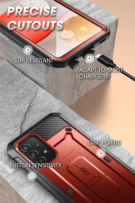 SUPCASE For Samsung Galaxy A52 4G/5G (2021) A52s Case UB Pro Full-Body Rugged Holster Case with Buil