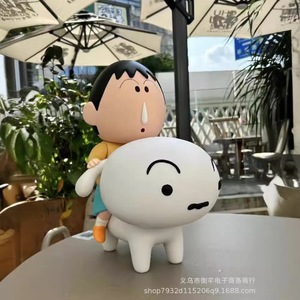【配送料無料】 クレヨンしんちゃんシリーズしんちゃん乗りシロ阿呆乗りシロ1：1超大型置物ぬいぐるみ置物プレゼント