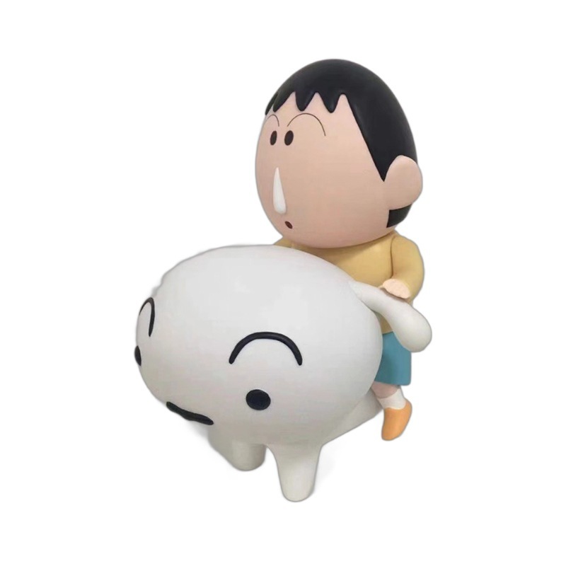 【配送料無料】 クレヨンしんちゃんシリーズしんちゃん乗りシロ阿呆乗りシロ1：1超大型置物ぬいぐるみ置物プレゼント