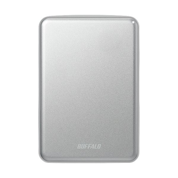 バッファロー MiniStation USB3.1（Gen1）対応 アルミ素材＆薄型ポータブルHDD 2TB シルバー HD-PUS2.0U3-SVD 1台