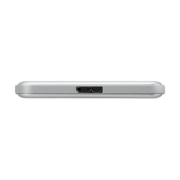 バッファロー MiniStation USB3.1（Gen1）対応 アルミ素材＆薄型ポータブルHDD 2TB シルバー HD-PUS2.0U3-SVD 1台