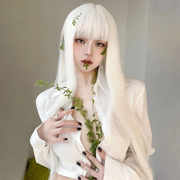 超高品質　白髪30〜90% オーダーメイド使用　白髪　ウィッグ　全体ウィッグ 617SlHPdreL._AC_UL210_SR210,