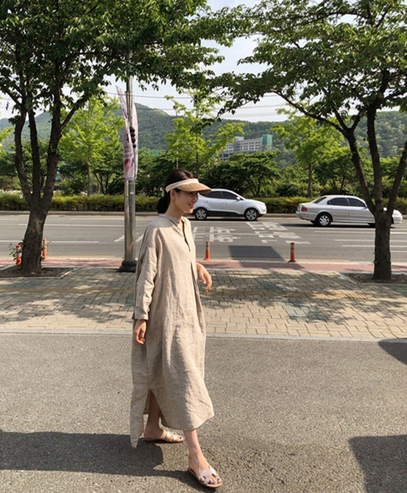 ワンピース レディース シャツワンピ リゾートワンピ スキッパーシャツ 膝下 マキシ丈 袖あり 長袖 スタンドカラー リネン 綿 夏 春 秋 無地 カジュアル シンプル グレージュ ピンク XL ワンピース レディース シャツワンピ リゾートワンピ スキッパーシャツ 膝下 マキシ丈 袖あり 長袖 スタンドカラー リネン 綿 夏 春 秋 無地 カジュアル シンプル グレージュ ピンク XL