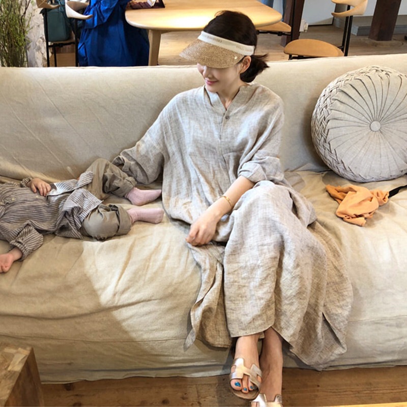 ワンピース レディース シャツワンピ リゾートワンピ スキッパーシャツ 膝下 マキシ丈 袖あり 長袖 スタンドカラー リネン 綿 夏 春 秋 無地 カジュアル シンプル グレージュ ピンク XL ワンピース レディース シャツワンピ リゾートワンピ スキッパーシャツ 膝下 マキシ丈 袖あり 長袖 スタンドカラー リネン 綿 夏 春 秋 無地 カジュアル シンプル グレージュ ピンク XL