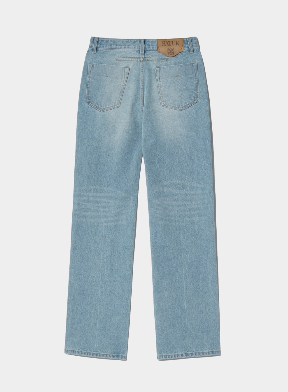 ★送料・関税込★SATUR★Classic Chelsea Denim Pants★ SATUR】 CLASSIC CHELSEA DENIM PANTS : LIGHT WASHED BLUE