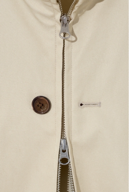 [SATUR]Lecce Two Tone ジップアップ ジャケット★新作・24SS★ SATUR]Lecce Two Tone ジップアップ ジャケット☆新作・24SS☆