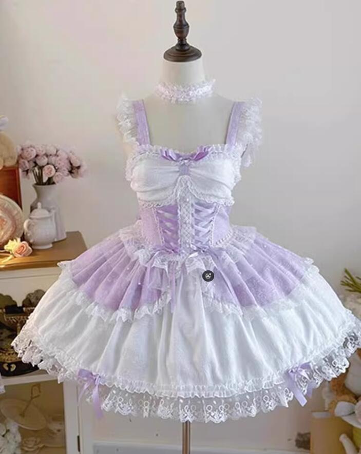 【NEWカラー追加】ロリータ風 Lolita jskワンピース ウエディングドレス 日系女子中高生 コスプレ 演出服 コスチューム 衣装 ノースリーブ レディース 可愛い イベント衣装 切り替え風 ワ 【NEWカラー追加】ロリータ風 Lolita jskワンピース ウエディングドレス 日系女子中高生 コスプレ 演出服 コスチューム 衣装 ノースリーブ レディース 可愛い イベント衣装 切り替え風 ワ