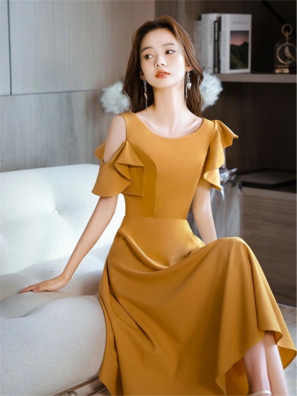 ドレス イエロー 大人 ピアノ 発表会 パーティードレス ショート丈 ミモレ丈ドレス 肩出し 演奏会 結婚式 母親 ワンピース フォーマルドレス イブニングドレス 20代 30代 40代 大きめ 親族 ドレス イエロー 大人 ピアノ 発表会 パーティードレス ショート丈 ミモレ丈ドレス 肩出し 演奏会 結婚式 母親 ワンピース フォーマルドレス イブニングドレス 20代 30代 40代 大きめ 親族