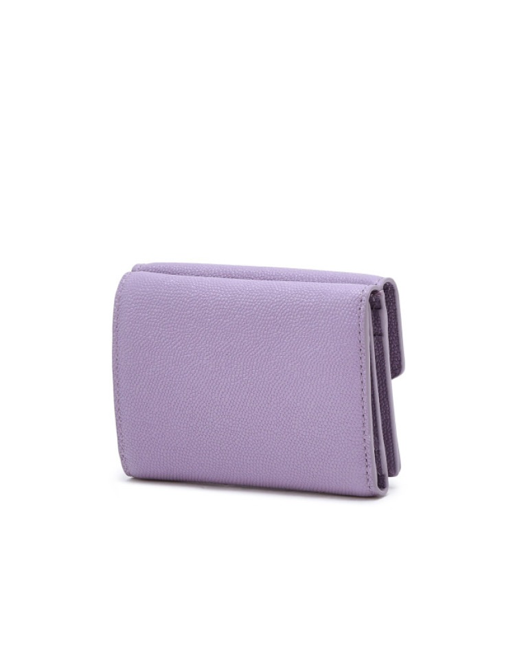 [24SS][ZIPSTORY] Logo point cowhide bifold wallet 2色 新商品 韓国人気 韓国ファッション 半財布 コイン財布