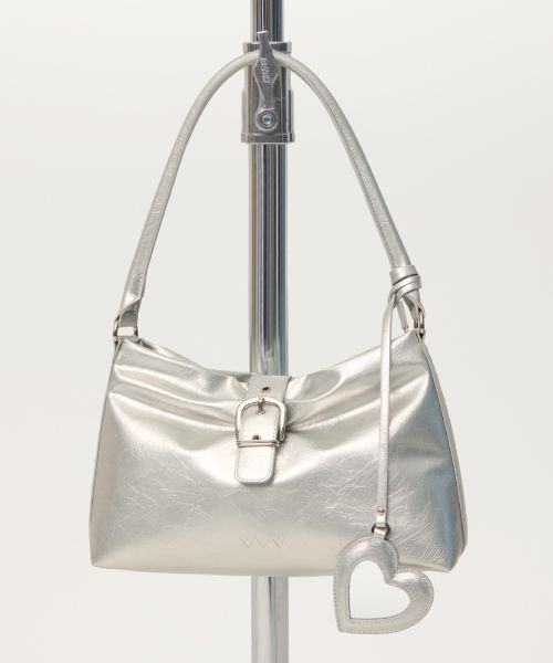 Ribbon hobo buckle shoulder bag リボンホーボーバックルショルダーバッグ Ribbon hobo buckle shoulder bag リボンホーボーバックルショルダーバッグ