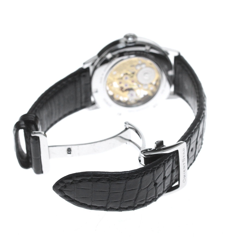 オリエント ORIENT WZ0041DX オリエントスター クラシック スケルトン 手巻き メンズ _843491【中古】