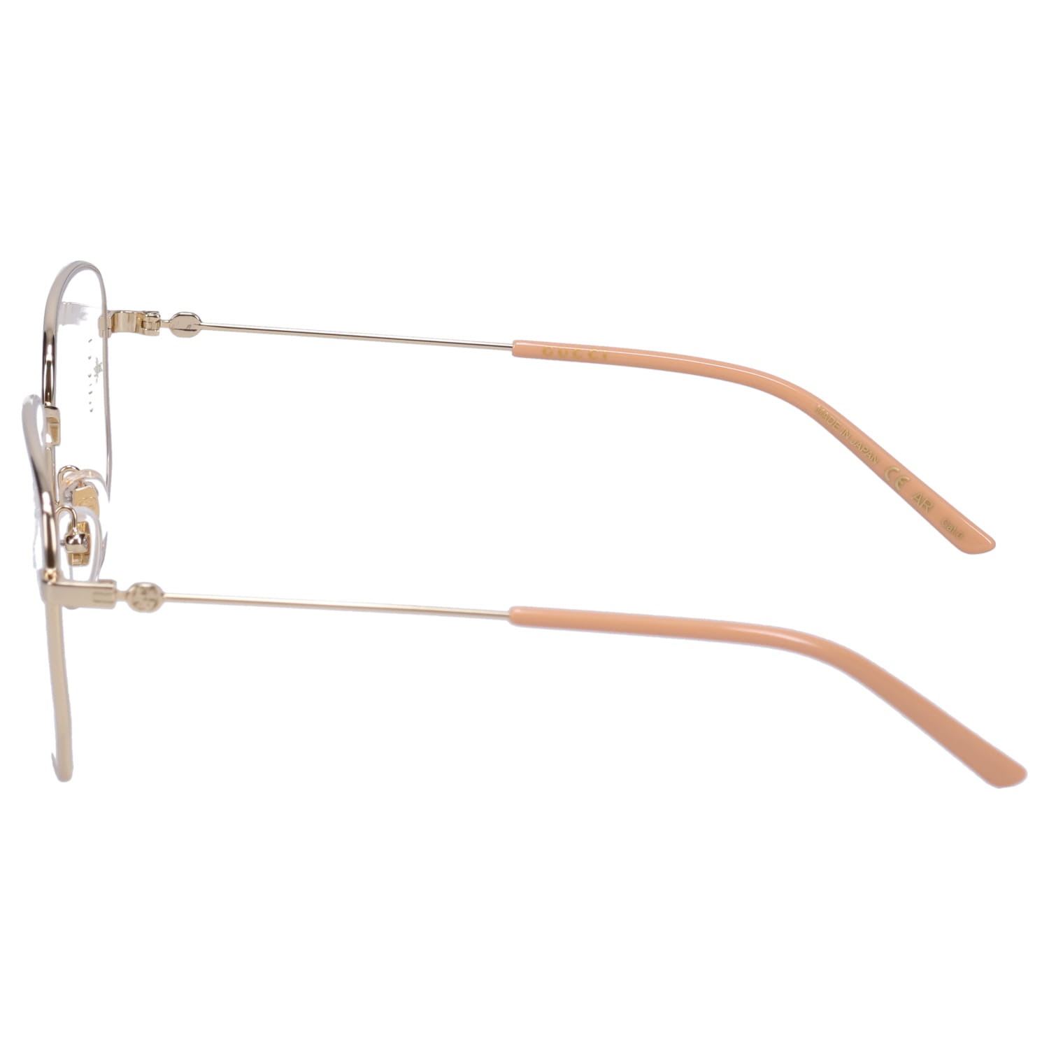 サングラス メンズ レディース アジアンフィット UVカット 紫外線対策 スクエア ゴールド GG0396S-001 母の日