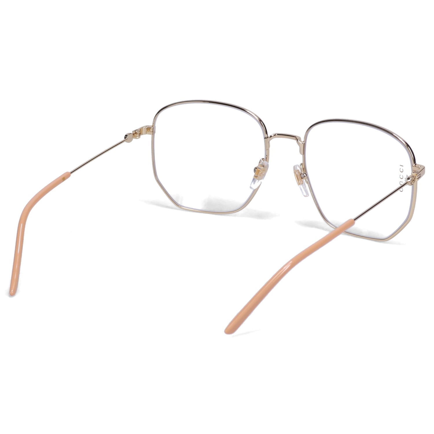 サングラス メンズ レディース アジアンフィット UVカット 紫外線対策 スクエア ゴールド GG0396S-001 母の日