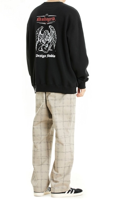 【mahagrid】22FW★ GUITARIST SWEATSHIRT mahagrid] GUITARIST SWEATSHIRT Tシャツ・カットソー