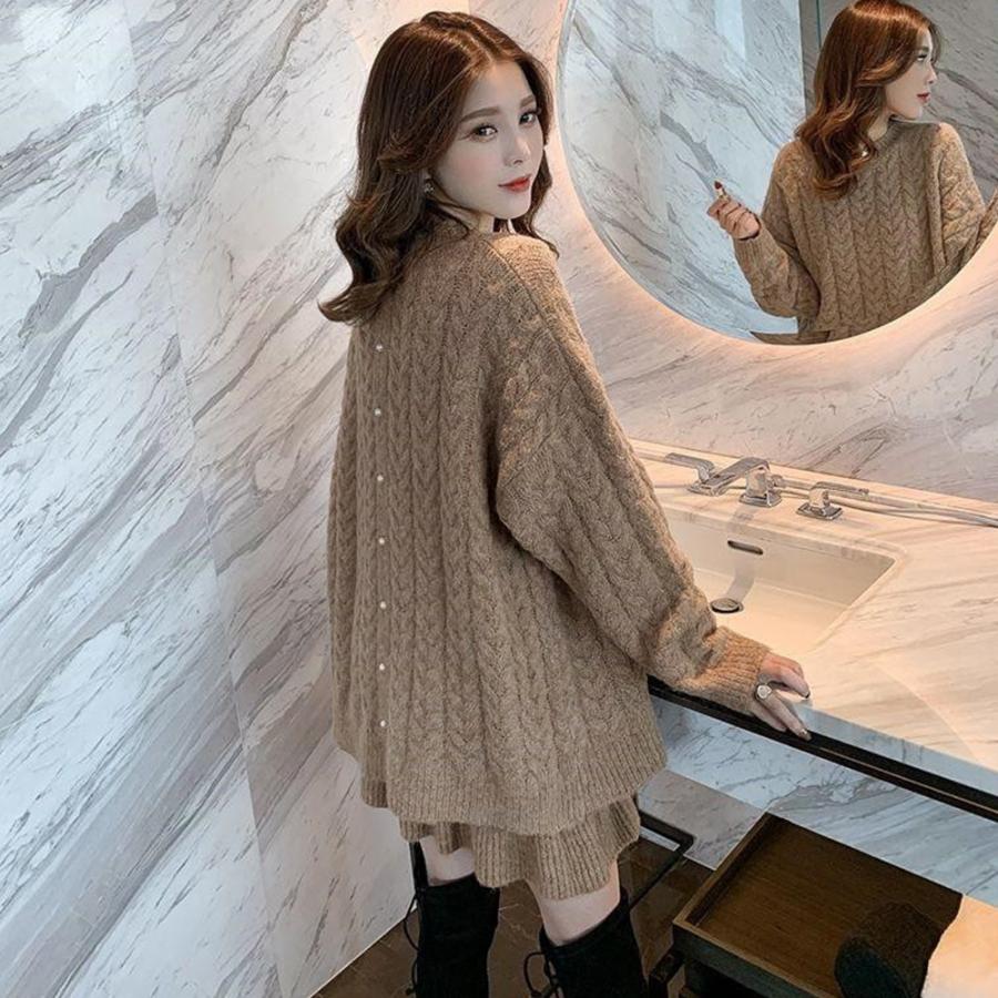 ニット セットアップ ミニスカート