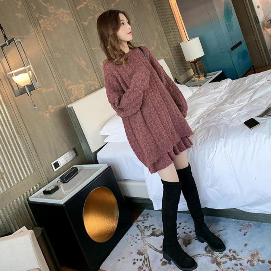 ニット セットアップ ミニスカート